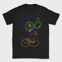 Mickey Mouse Colorful Lines Urban Art 99, Tricou Barbati (Unisex)