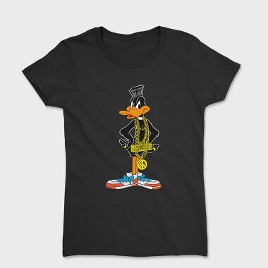 Daffy Duck Money Chain Peace Sneakers, Tricou Femei