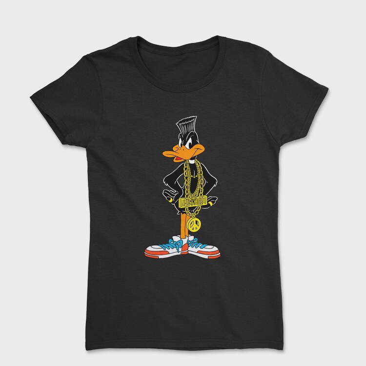 Daffy Duck Money Chain Peace Sneakers, Tricou Femei