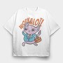 Axolotl Worker, Tricou Oversize Barbati (Unisex)