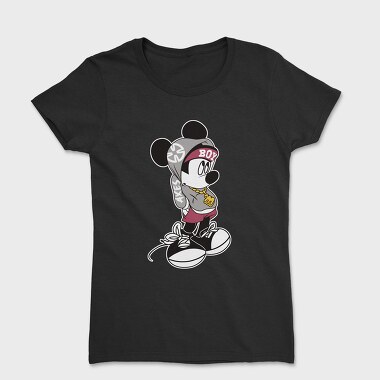 Mickey Mouse Boy Style Urban Art, Tricou Femei