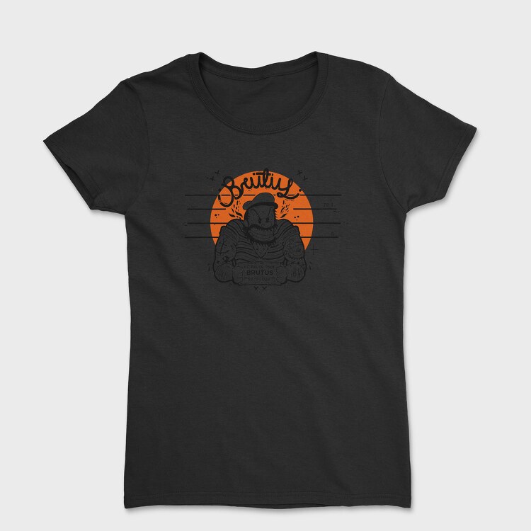 Brutus Police Dept Tattoo 78In, Tricou Femei