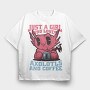 Axolotls And Coffee, Tricou Oversize Barbati (Unisex)
