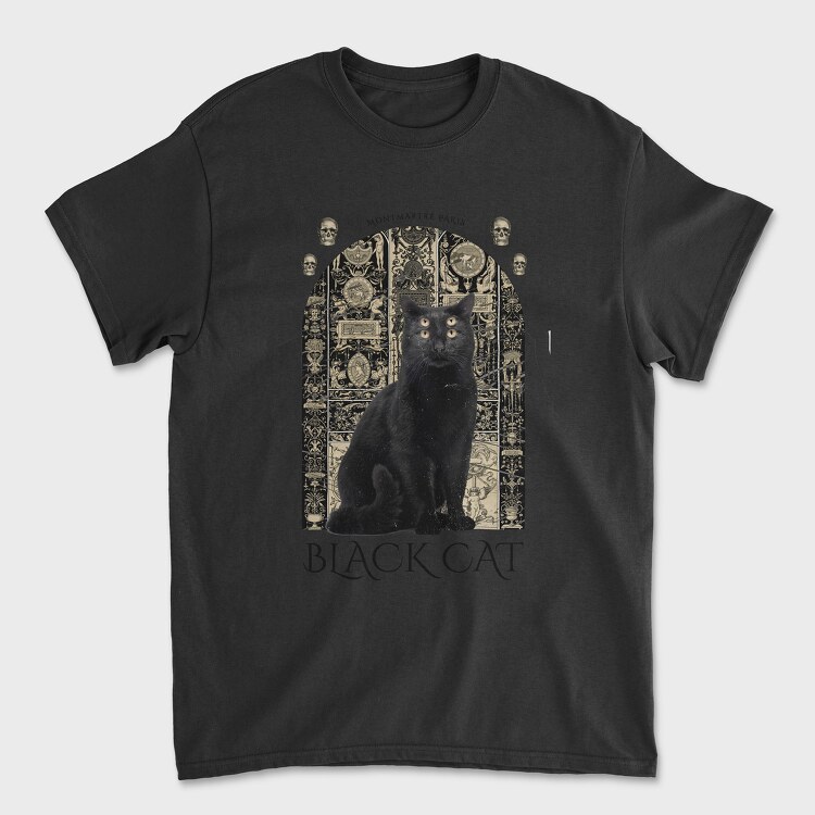 The Black Cat, Tricou Barbati (Unisex)