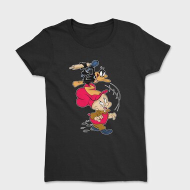 Daffy Duck Cooking Rolling Pin, Tricou Femei