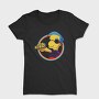 Nerd Simpson Headphones Nerd Tag, Tricou Femei