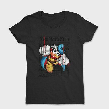 New York Time Donald Duck Urban Art, Tricou Femei