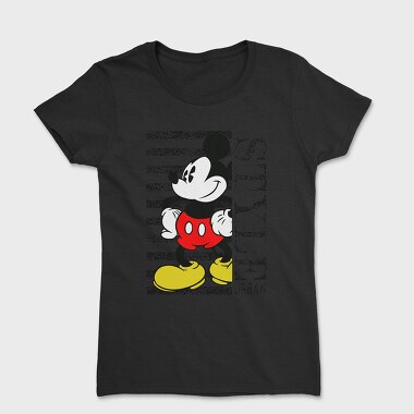 Mickey Mouse Urban Pattern, Tricou Femei
