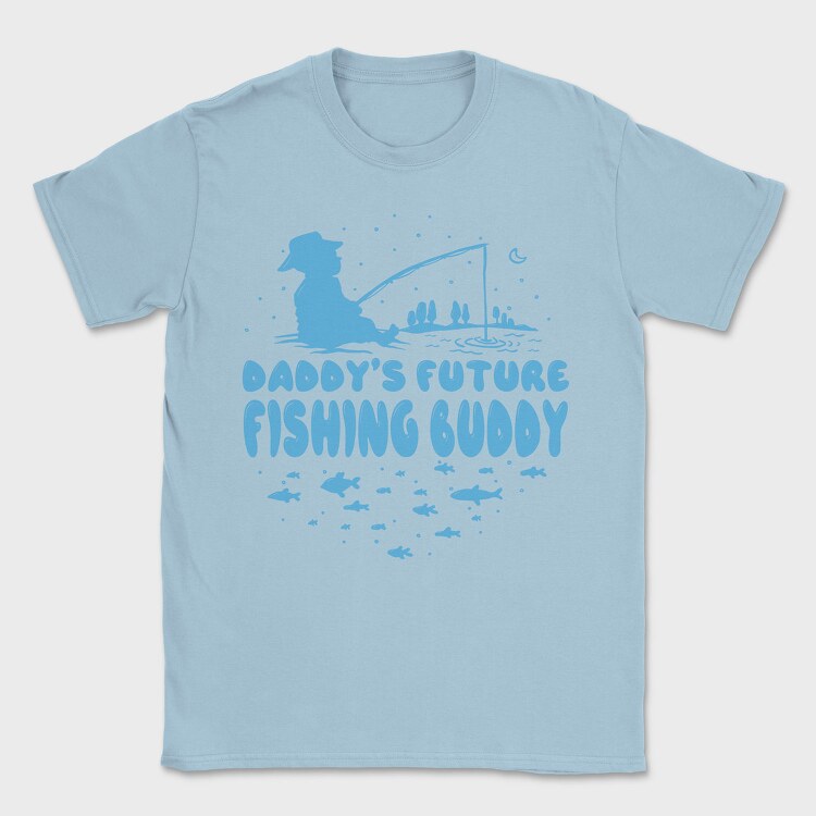 Baby Fishing Dad, Tricou Barbati (Unisex)