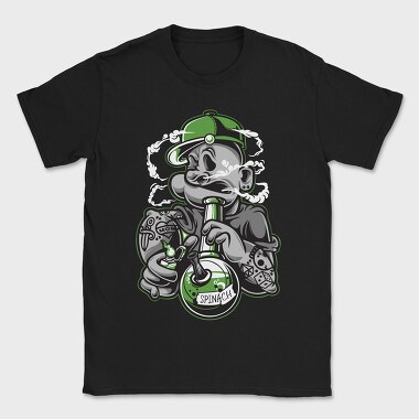 Spinach Monster Smoke Urban Art, Tricou Barbati (Unisex)