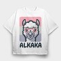 Baby Llama Alkaka, Tricou Oversize Barbati (Unisex)