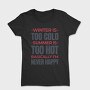 Seasons Quote, Tricou Femei
