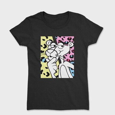 Pink Panther Cool Pattern Eyes, Tricou Femei