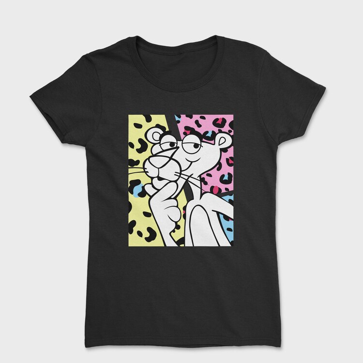 Pink Panther Cool Pattern Eyes, Tricou Femei