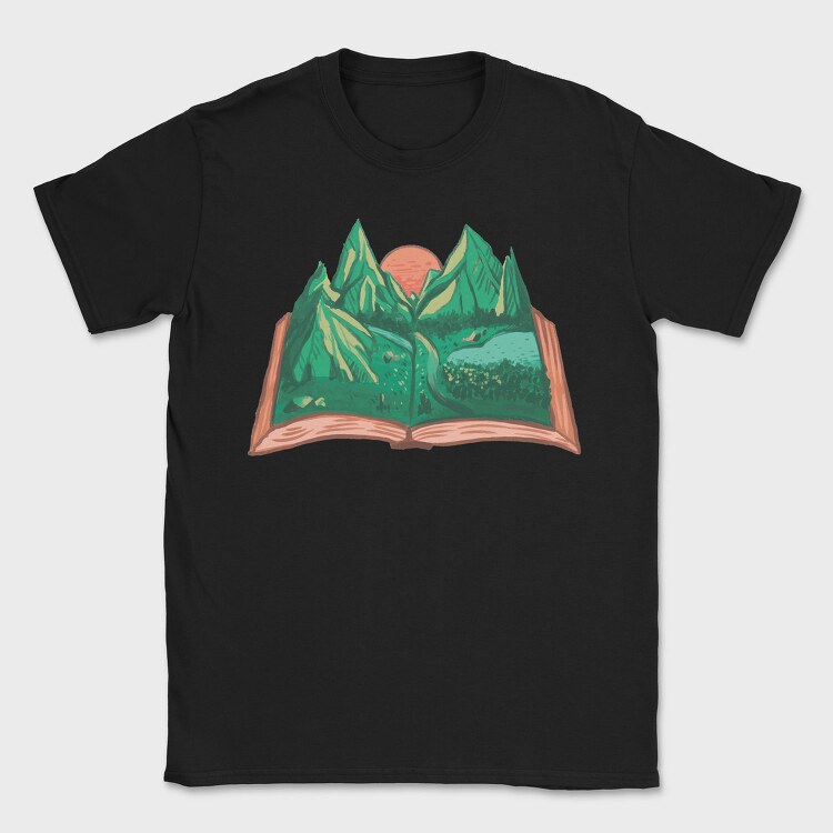Nature Book, Tricou Barbati (Unisex)
