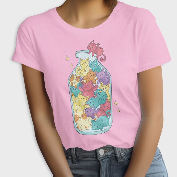 Cats Bottle, Tricou Femei