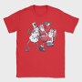 Snowmen Santa Drunk, Tricou Barbati (Unisex)