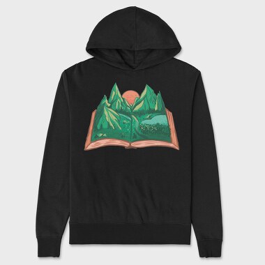 Nature Book, Hanorac Oversize Barbati (Unisex)