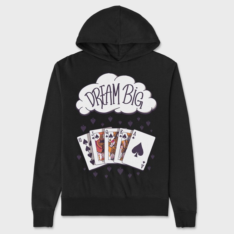 Dream Poker, Hanorac Oversize Barbati (Unisex)