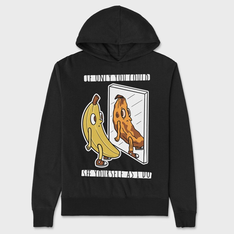 Banana, Hanorac Oversize Barbati (Unisex)
