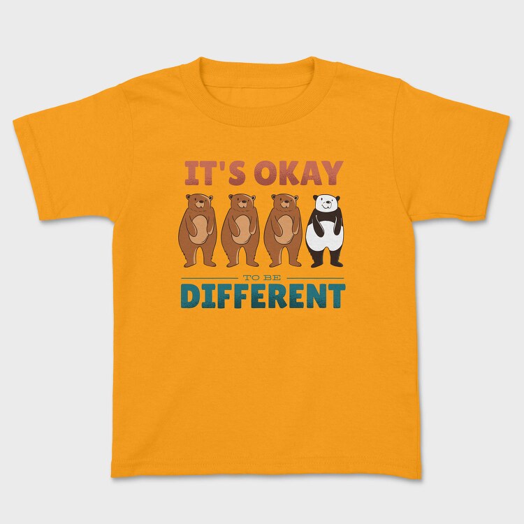 It's Ok to be Different, Tricou Copii