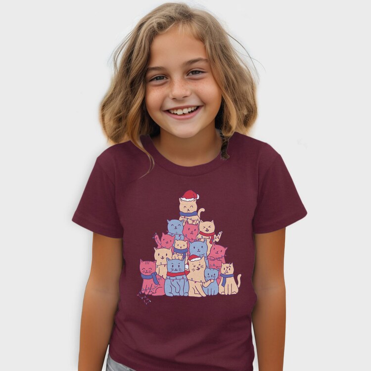 Cats Christmas Tree, Tricou Copii