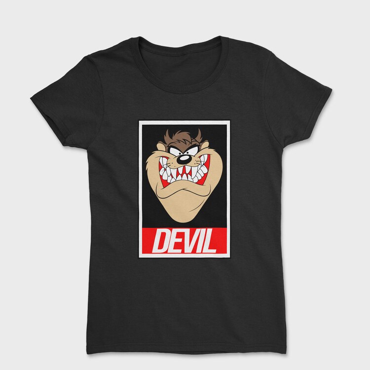 Taz Devil Animal Eyes, Tricou Femei