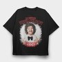 Dustin Stranger Things Rock On, Tricou Oversize Barbati (Unisex)