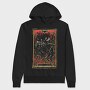Hug Skeleton Card, Hanorac Oversize Barbati (Unisex)