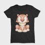 Baby Tiger Watercolor, Tricou Femei
