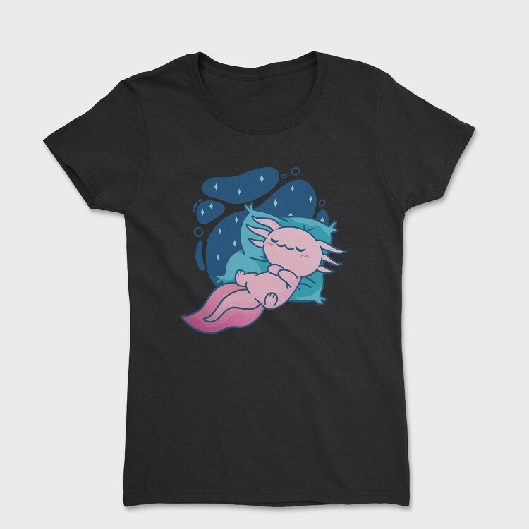 Baby Axlotl Sleeping, Tricou Femei