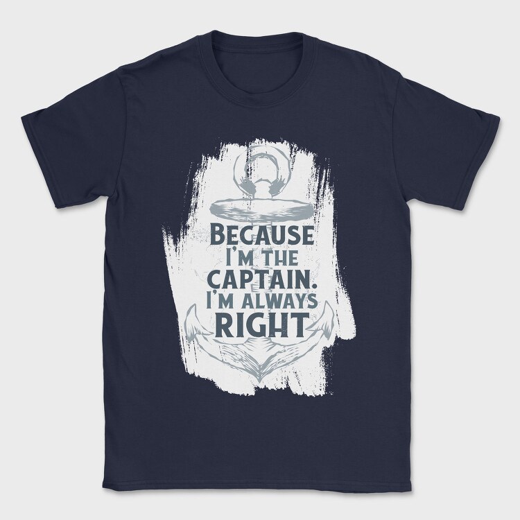Captain, Tricou Barbati (Unisex)