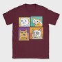 Meme Cats, Tricou Barbati (Unisex)
