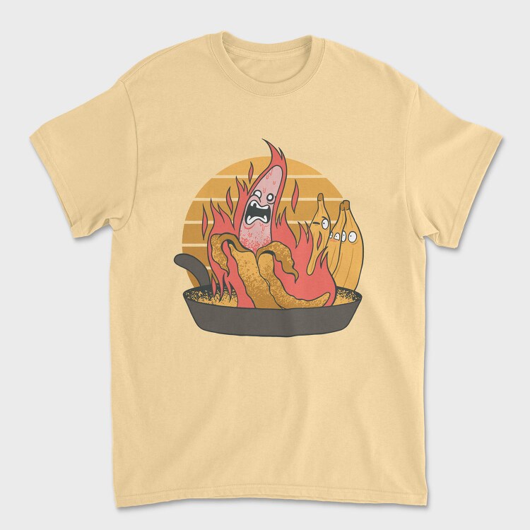 Banana Fire, Tricou Barbati (Unisex)