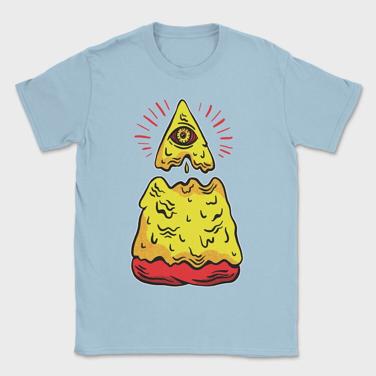 Illuminati Pizza, Tricou Barbati (Unisex)