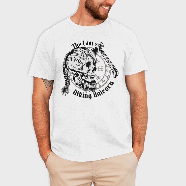 The Last Viking Unicorn, Tricou Barbati (Unisex)