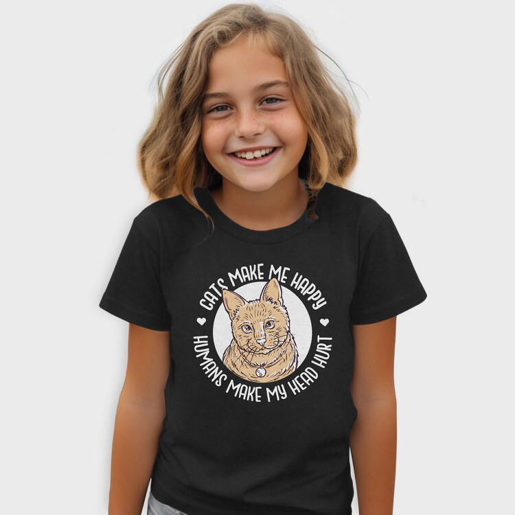 Cats Make Me Happy, Tricou Copii