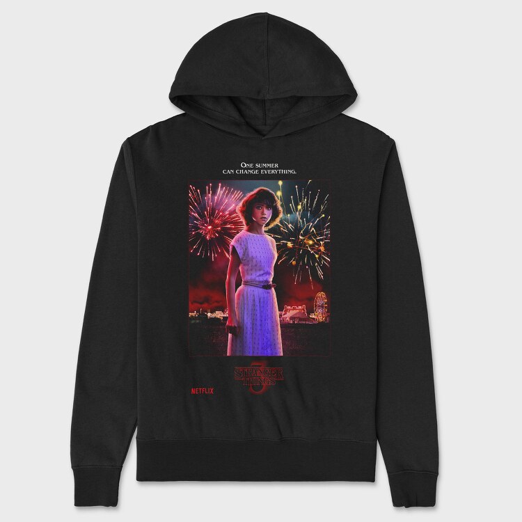 Stranger Things 53, Hanorac Oversize Barbati (Unisex)