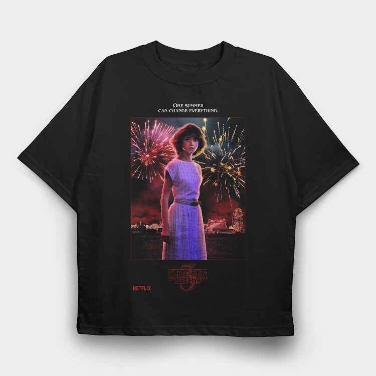 Stranger Things 53, Tricou Oversize Barbati (Unisex)