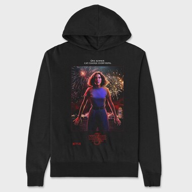 Stranger Things 54, Hanorac Oversize Barbati (Unisex)