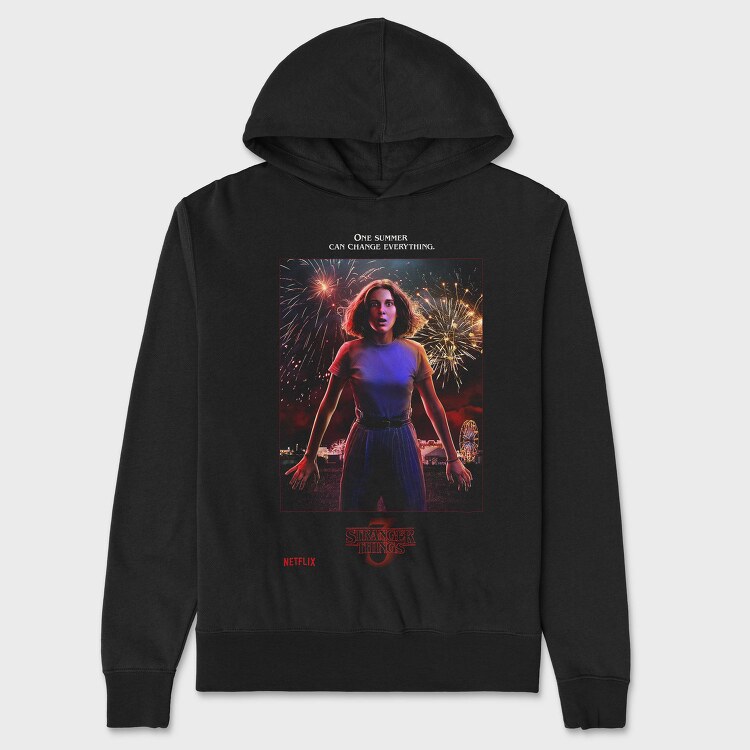 Stranger Things 54, Hanorac Oversize Barbati (Unisex)