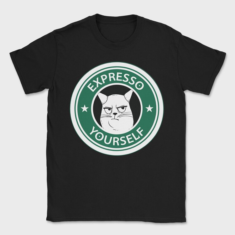Expresso Yourself, Tricou Barbati (Unisex)