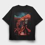 Stranger Things Dive, Tricou Oversize Barbati (Unisex)