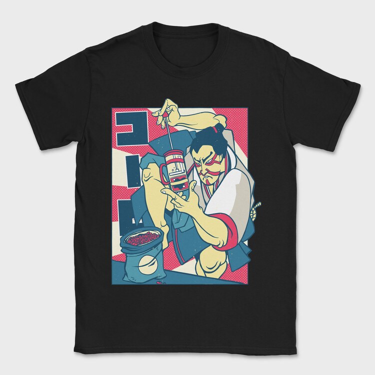 Tricou Barbati (Unisex) Imprimat digital direct in tesatura, bumbac premium 100%.
