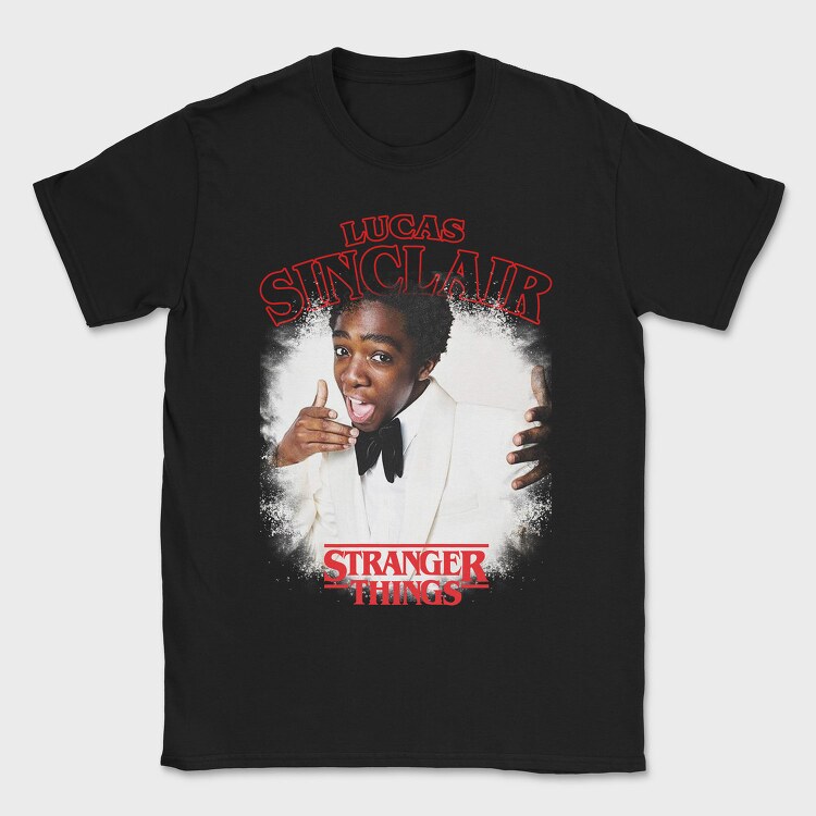 Stranger Things Lucas, Tricou Barbati (Unisex)