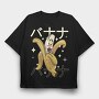 Banana Crazy Kawaii, Tricou Oversize Barbati (Unisex)