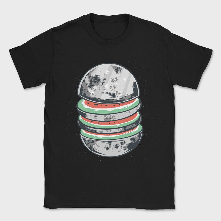 Moon Watermelon, Tricou Barbati (Unisex)
