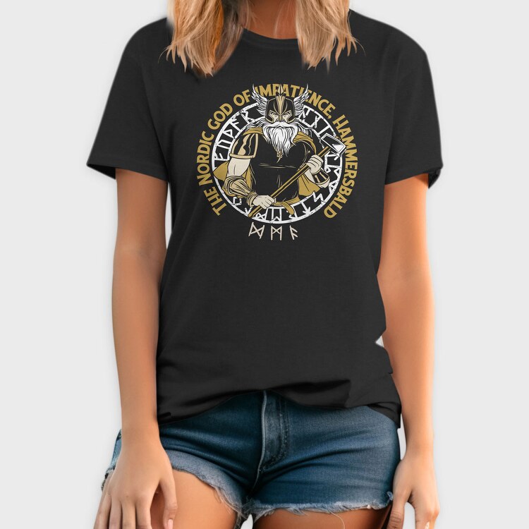 The Nordic God Viking, Tricou Barbati (Unisex)