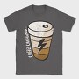 Coffee Charging, Tricou Barbati (Unisex)