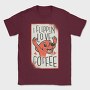 Dog Coffee, Tricou Barbati (Unisex)